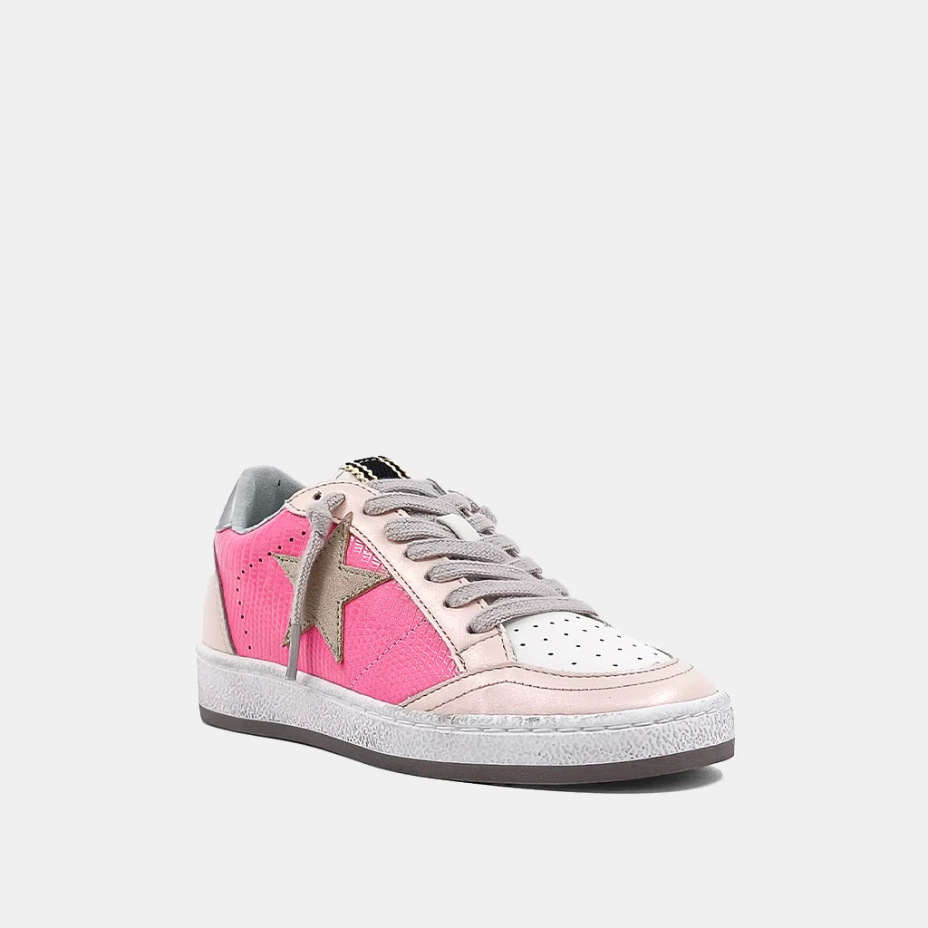 Pink Lizard Sneaker