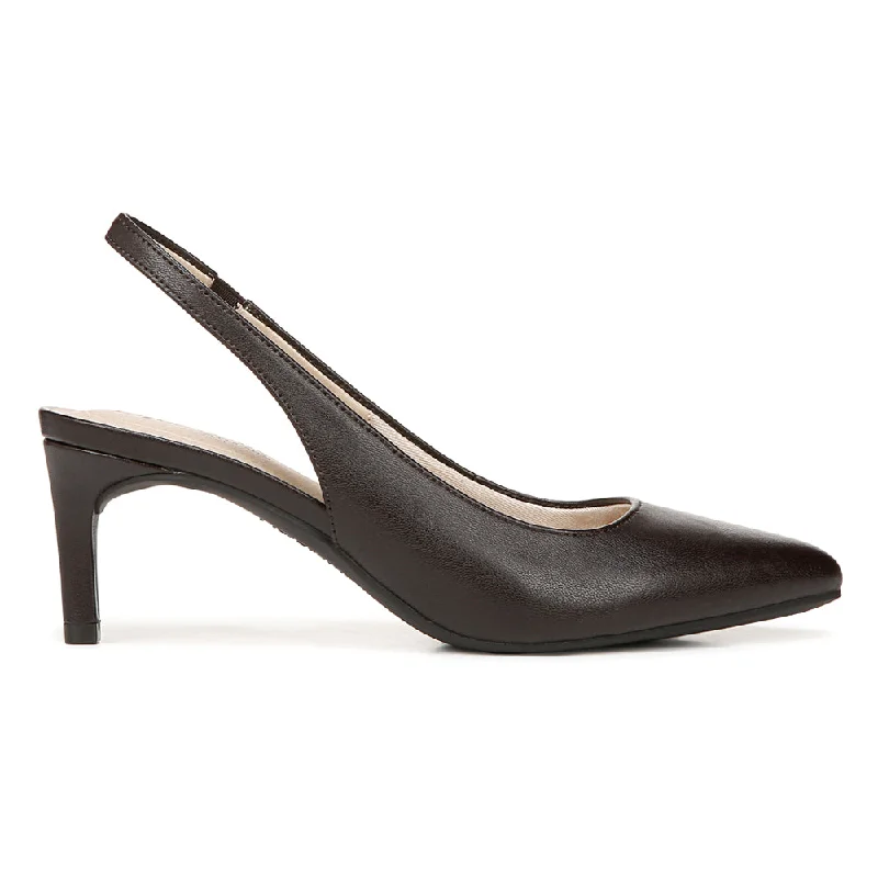 high heels for edgy street fashion -Annalise Pointed Toe Slingback Pumps