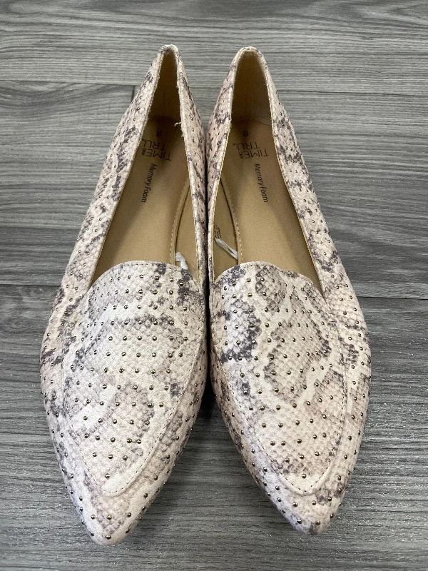 stylish spring flats-Shoes Flats By Time And Tru  Size: 8