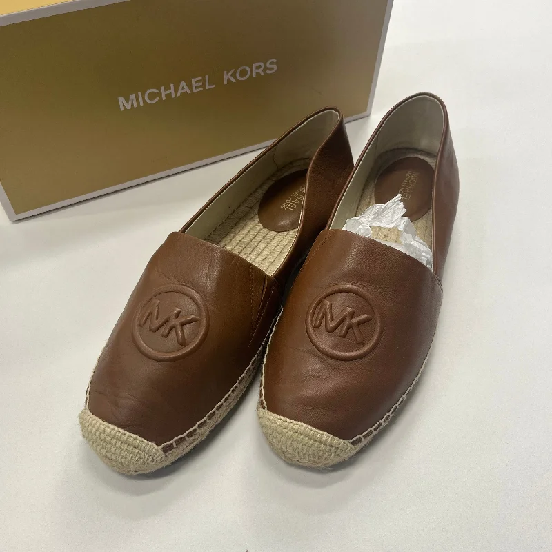 lightweight travel flats-Shoes Flats Loafer Oxford By Michael Kors  Size: 9