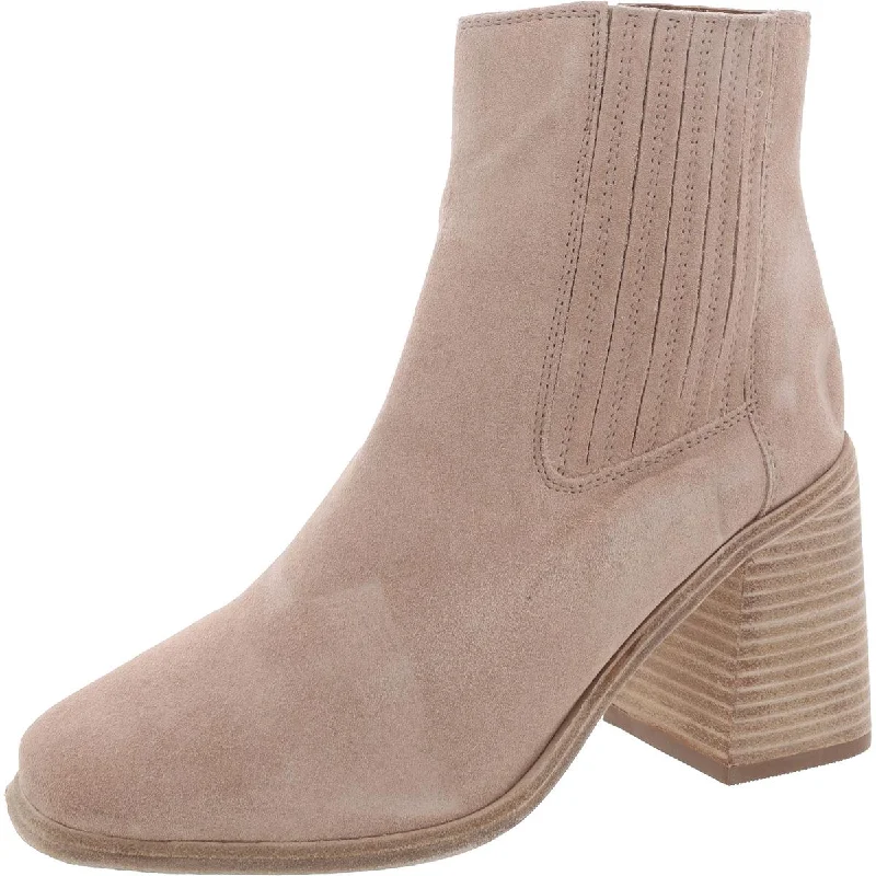 Boots for style and comfort in winter -André Assous Womens Suede Block Heel Chelsea Boots