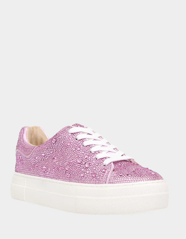 Pink Rhinestone Sneaker