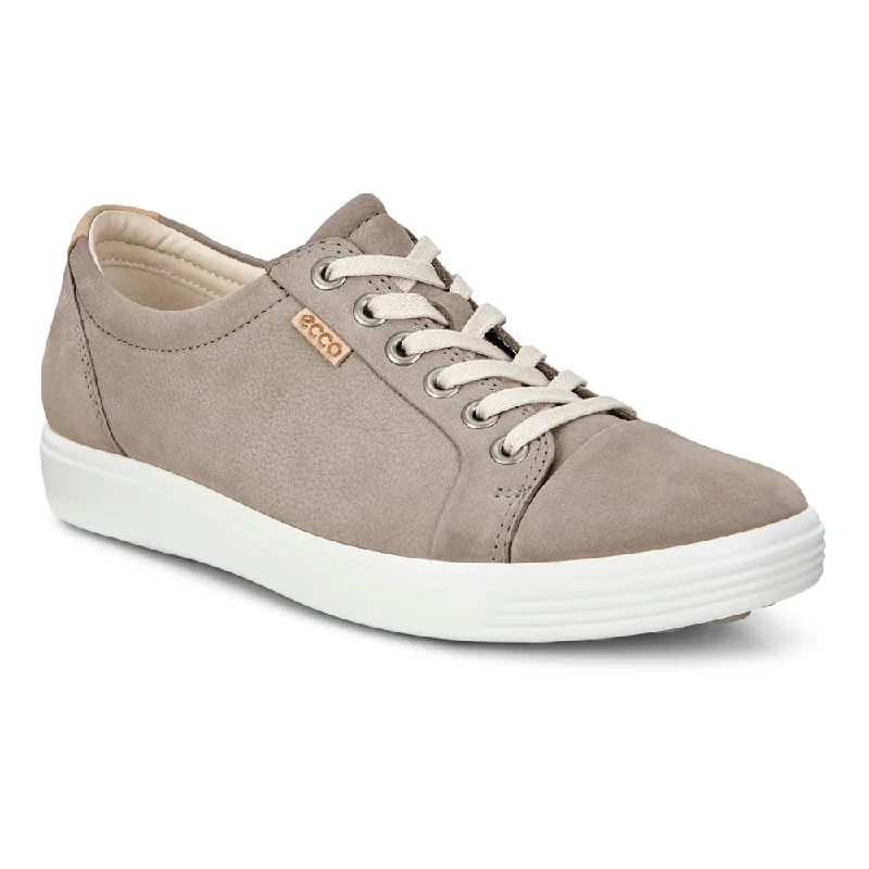 Ecco Soft 7 Lace Grey Nubuck (Women's)