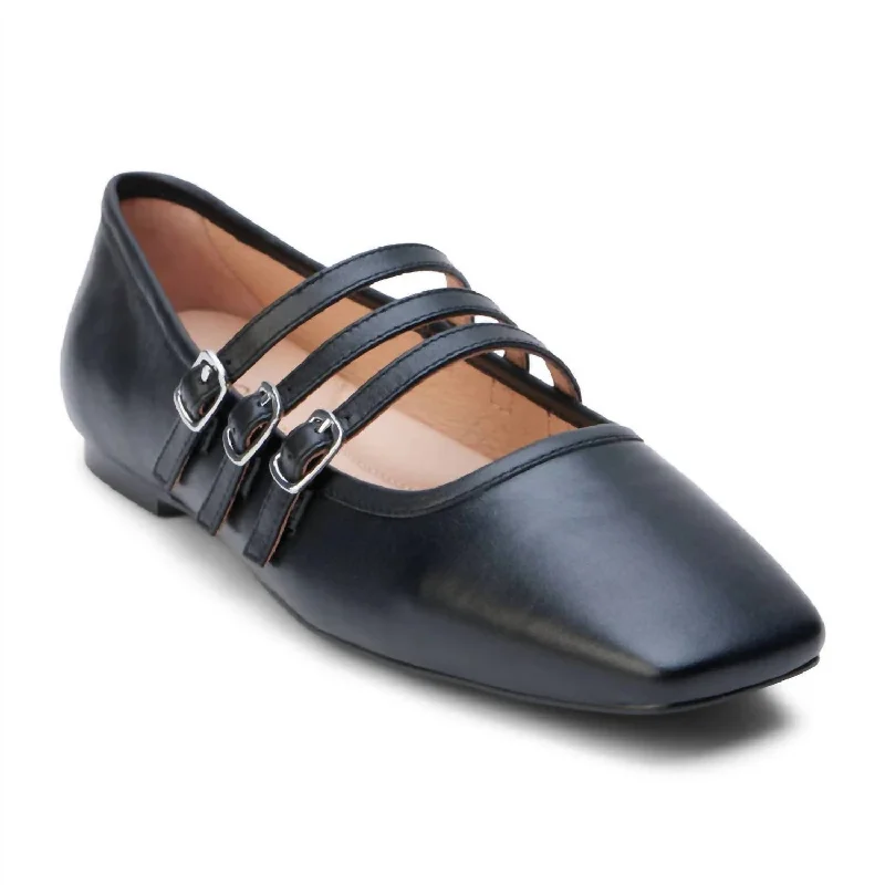 Women Nova Ballet Flat Shoes In Black