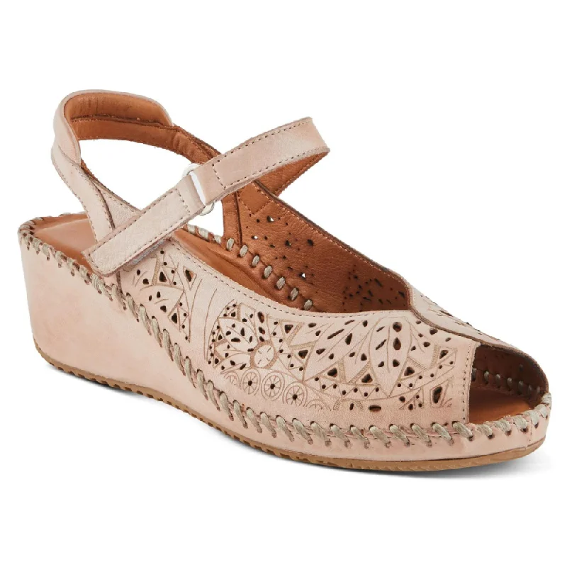 Spring Step Santonio Blush Leather Sandal (Women's)