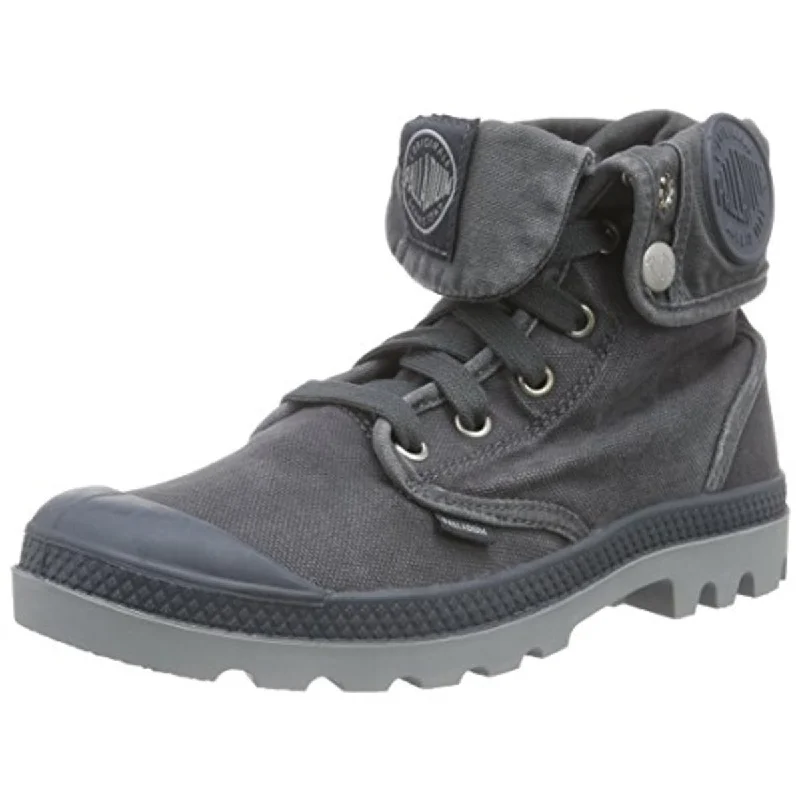 Comfortable boots for cold-weather outdoor activities -Palladium Baggy Women's Canvas Fold-Over Combat Boots