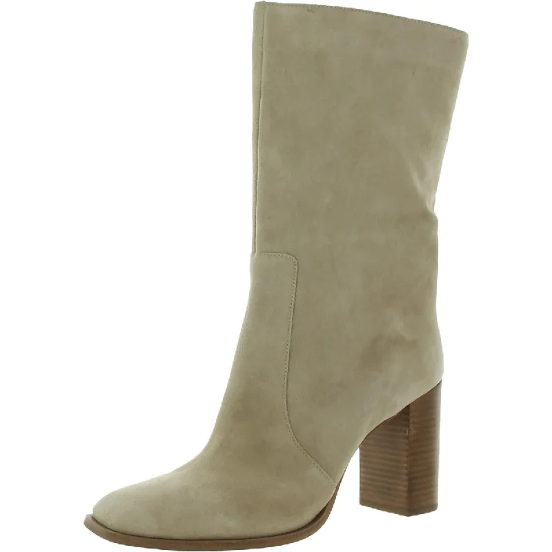 Comfortable winter boots for rough conditions -Dolce Vita Womens Nokia Suede Square Toe Mid-Calf Boots