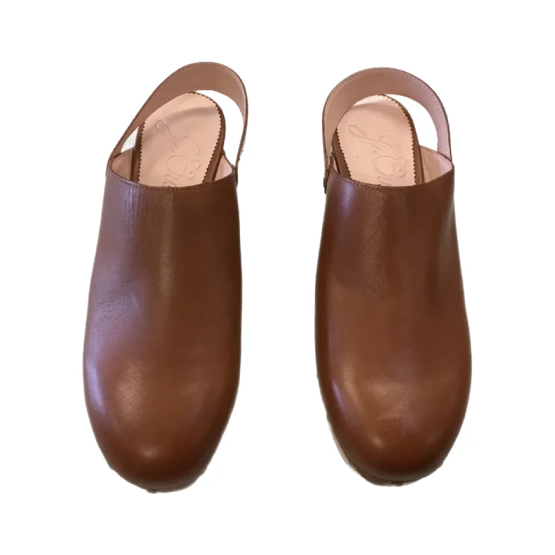 high heels with a wrapped heel design for style -Shoes Heels Block By J. Crew In Brown, Size: 10