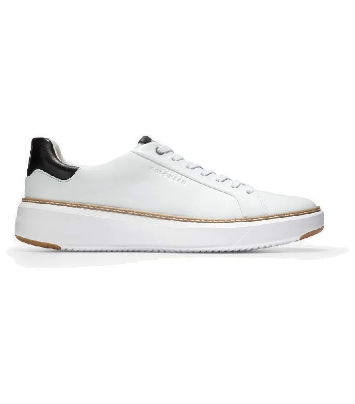 Men's Shoes Cole Haan GRANDPRO TOPSPIN Leather Sneakers C34226 OPTIC WHITE