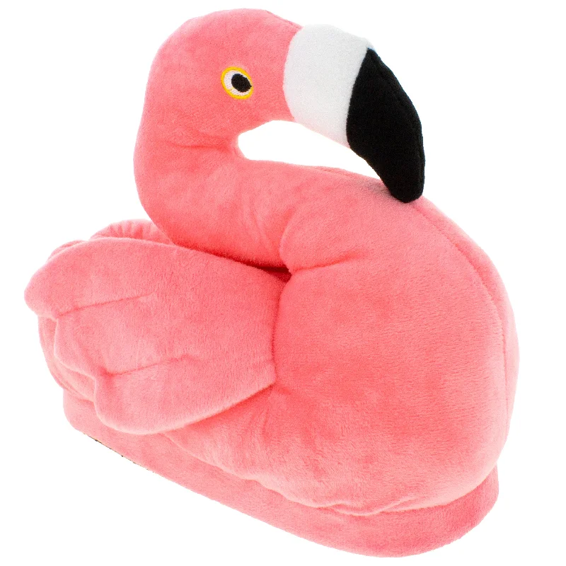 Slippers for active mornings-Frankie the Flamingo Slippers