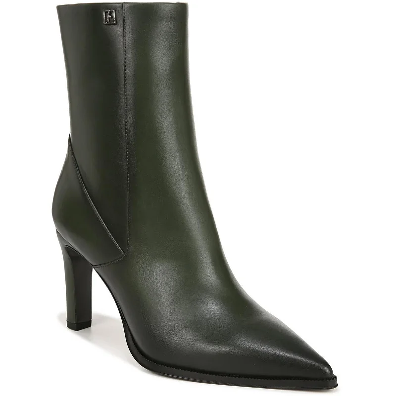 Athletic boots for outdoor activities -Franco Sarto Womens Appia Leather Mid-Calf Boots