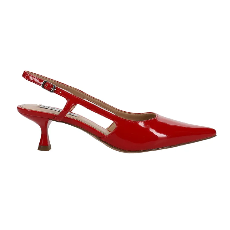 high heels for pairing with extravagant evening gowns -Legaci Sling Back Kitten Heel Pumps