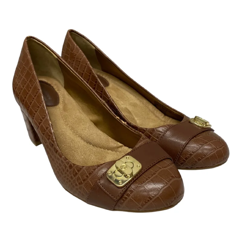 high heels for nightclubs -SHOES HEELS BLOCK by GIANI BERNINI In BROWN, Size: 7.5