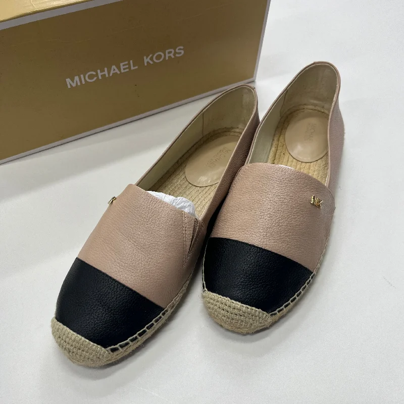 chic nude flats-Shoes Flats Loafer Oxford By Michael Kors  Size: 9