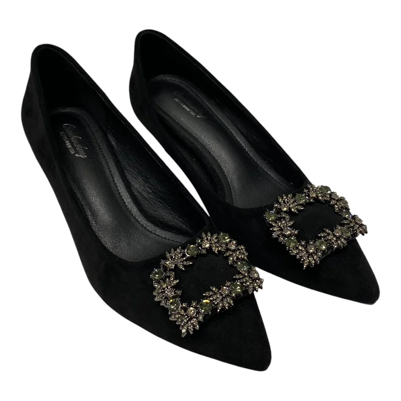 high heels for black-tie events -SHOES HEELS KITTEN by  CME In BLACK, Size: 9.5