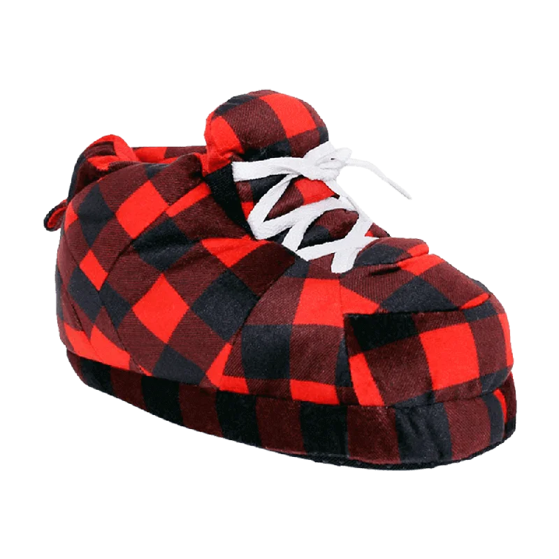 Slippers for wet hues-Hipster Plaid Slippers