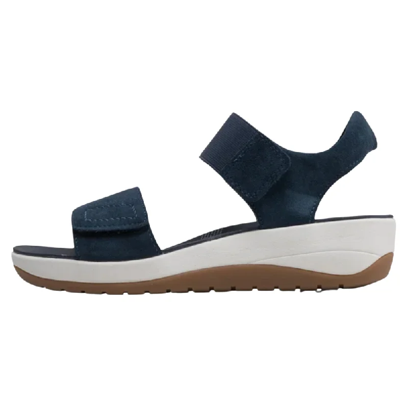 Ara Newport Indigo Suede Platform Sandal (Women's)