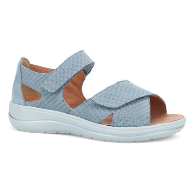 Hartjes Pop Sandal Blue Nubuck (Women's)