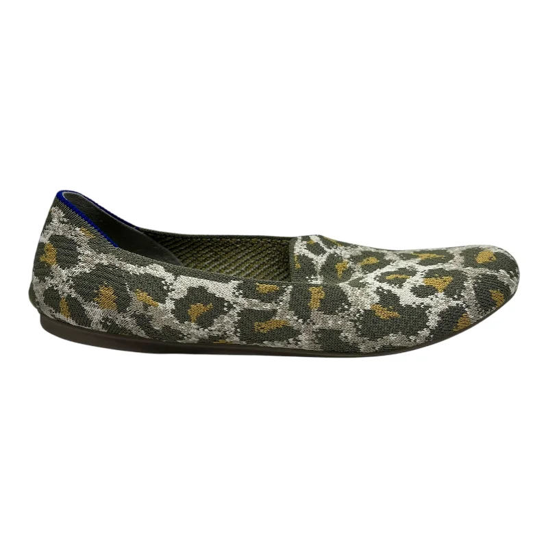 simple travel flats-Shoes Flats By Rothys In Green, Size:9.5