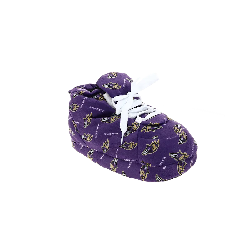 Slippers for morning rest-Baltimore Ravens Printed Slippers