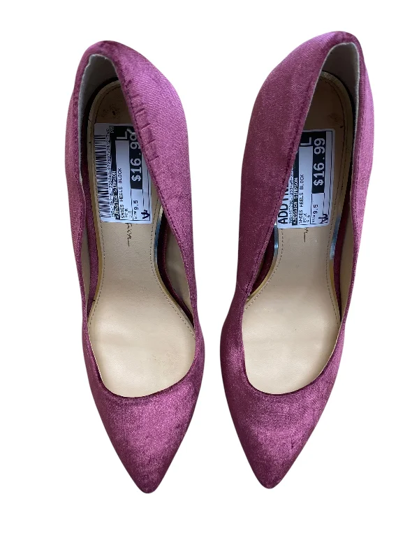 high heels with artistic heel design for uniqueness -Shoes Heels Block By Jessica Simpson In Pink, Size: 9.5