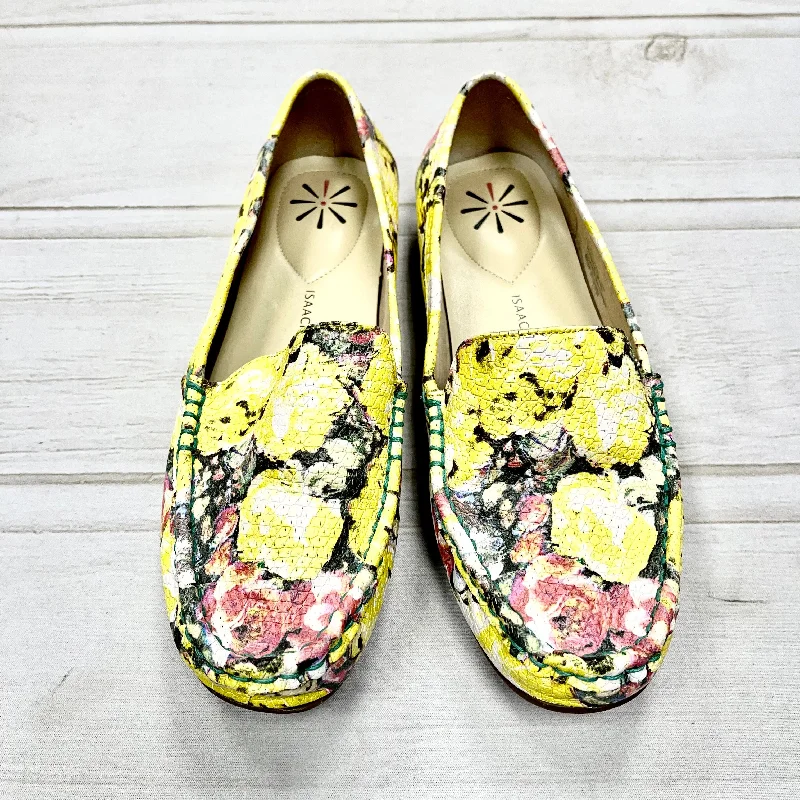 cozy leather flats-Shoes Flats Moccasin By Isaac Mizrahi Live Qvc  Size: 7