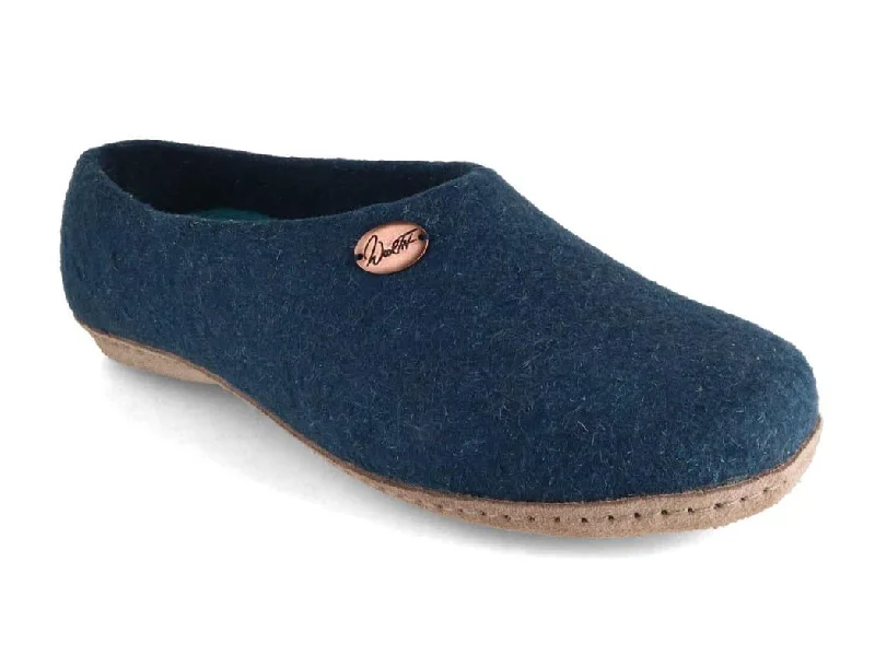 Slippers for long vibes-WoolFit® Colorful Felt Slippers with Insoles Classic closed-heel