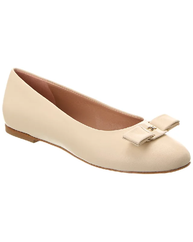 M by Bruno Magli Luce Leather Flat