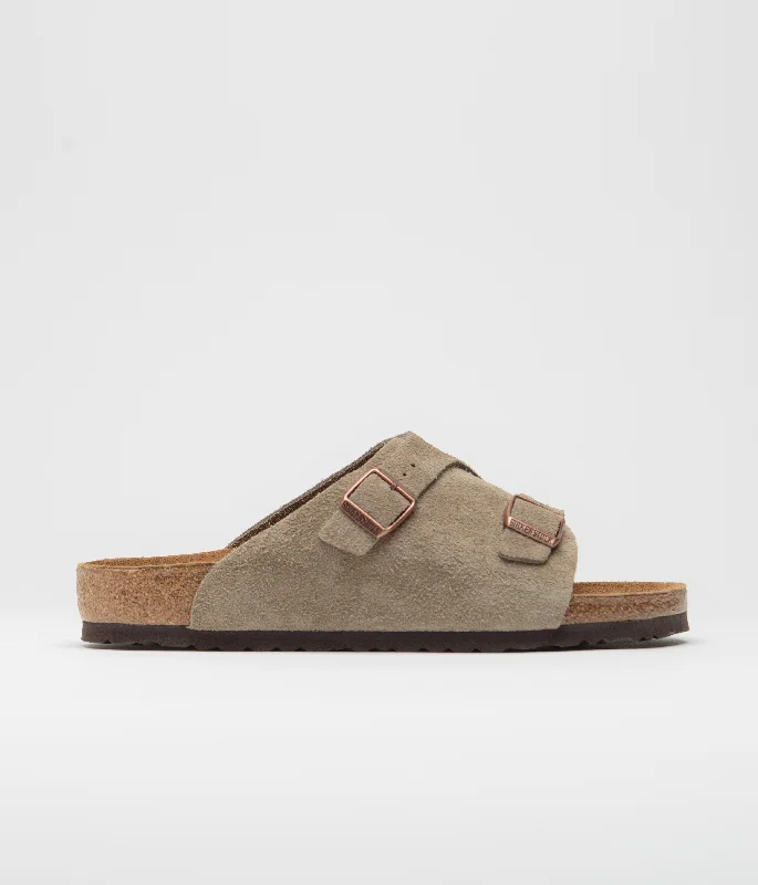 women’s sandals with back soles -Birkenstock Zurich Sandals - Taupe