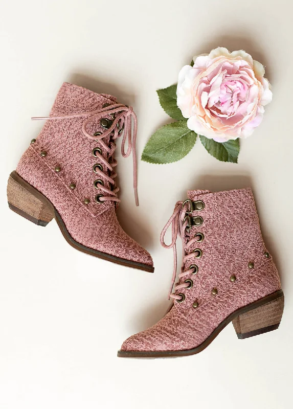 Platform boots for winter fashion -Eliza Boot in Ashe Rose