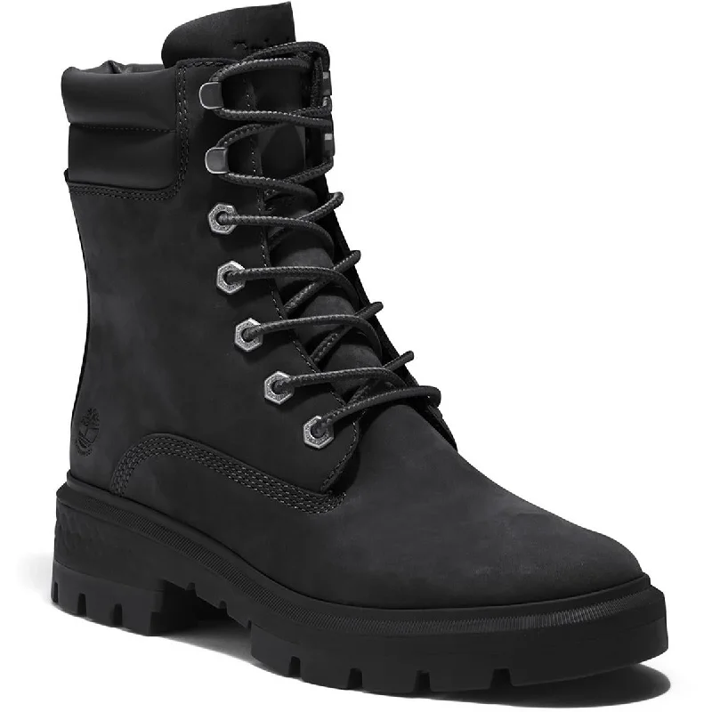 Best boots for everyday wear -Timberland Womens Cortina Valley Leather Waterproof Combat & Lace-Up Boots