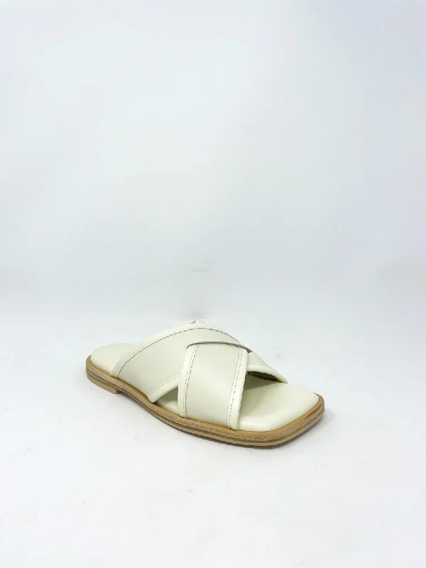 men’s sandals with breathable straps -Marta in Dove White Calf