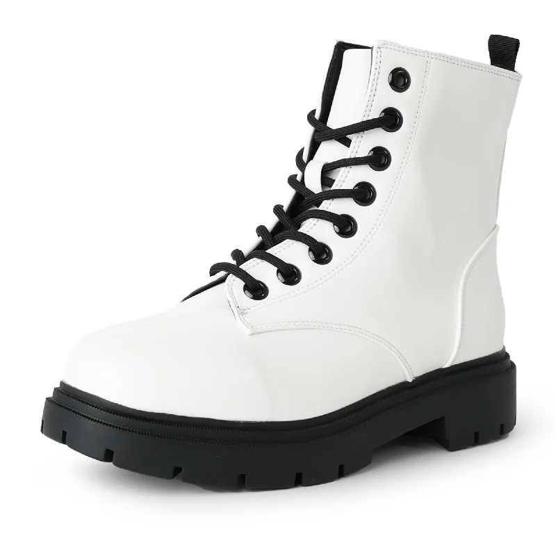 Men’s boots for casual wear -Harley | White